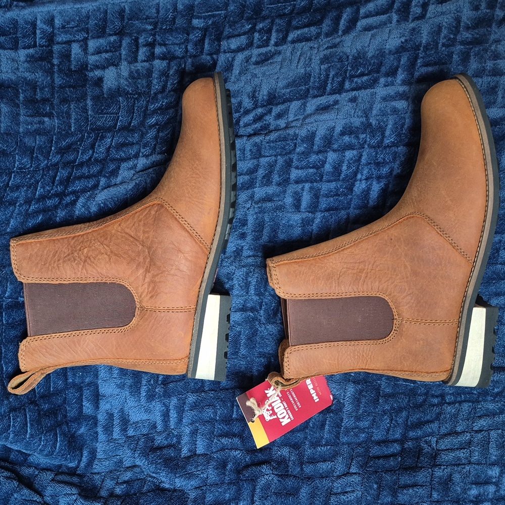 Kodiak Alma Leather Chelsea Boots Size 8, New With Tags! - Picture 10 of 16